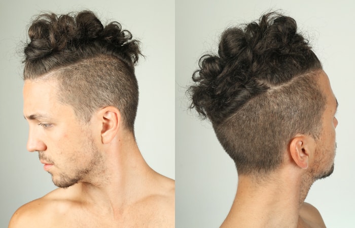 Man Bun Style #3 - The Man Braid