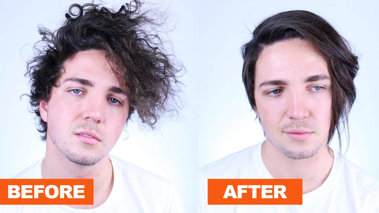 How to Straighten Thick Frizzy Hair – Men’s Hair
