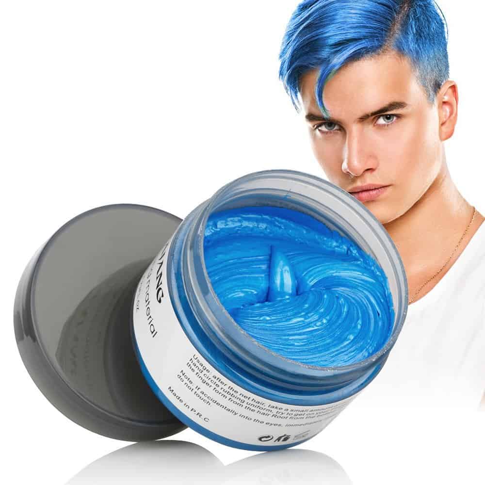 Blue Color Hair Wax
