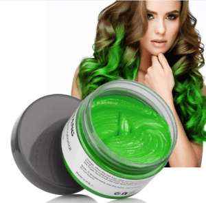 Green Color Hair Wax