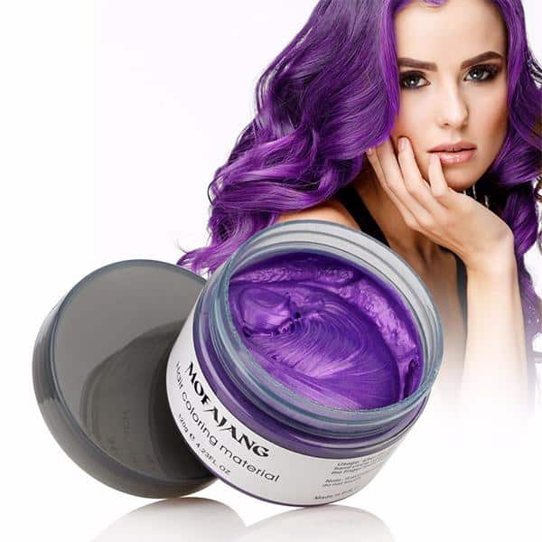 Purple Color Hair Wax