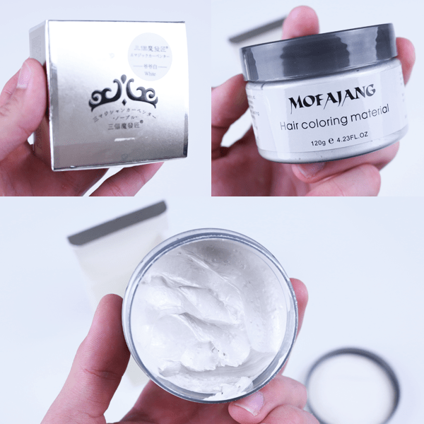 Grey Color Hair Wax